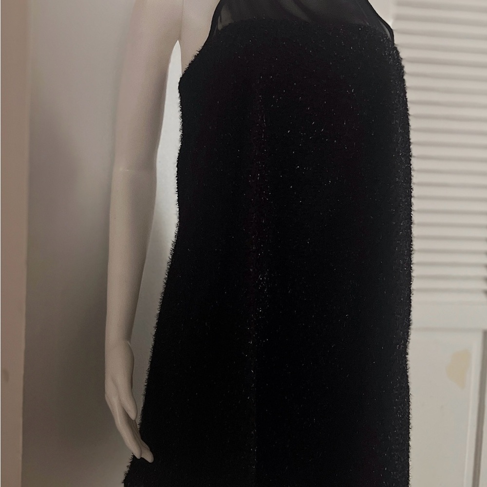 Aidan Mattox Strapless Black Dress